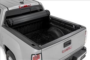 Hard Roll Up Bed Cover 5 Foot Bed Chevy/GMC Canyon/Colorado 2WD/4WD (15-22) Rough Country