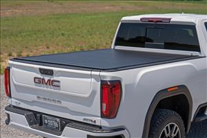 Hard Roll Up Bed Cover 6 Foot 9 Inch Bed Chevy/GMC Silverado/Sierra 2500HD/3500HD (20-26) Rough Country