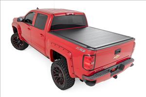 Hard Roll Up Bed Cover 5 Foot 9 Inch Bed Silverado/Sierra 1500 (14-18 & Classic) Rough Country