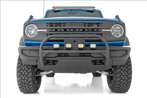 Nudge Bar 3.5 Inch Round Led (x4) Ford Bronco 4WD (2021-2025) Rough Country