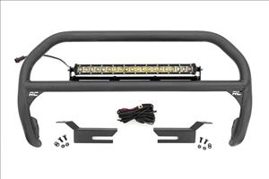 Nudge Bar 20 Inch Chrome Series Single Row LED 21-22 Ford Bronco 4WD Rough Country