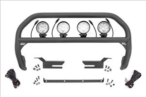 Nudge Bar 4 Inch Round Led (x4) 21-22 Ford Bronco 4WD Rough Country