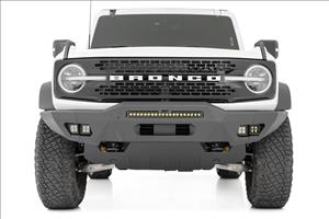 Front Bumper Modular Full Wings Flood Fog Ford Bronco 4WD (21-25) Rough Country