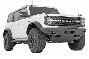 Front Bumper Modular Full Wings Flood Fog Ford Bronco 4WD (21-25) Rough Country
