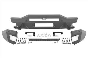 Front Bumper Modular Full Wings Flood Fog Ford Bronco 4WD (21-25) Rough Country