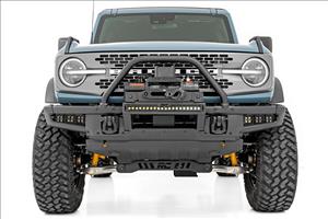 LED Light Kit Fog Mount Triple 2 Inch Black Pair White DRL Ford Bronco (21-25) Rough Country