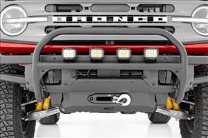 Nudge Bar 20 Inch Chrome Single Row LED OE Modular Steel Ford Bronco (21-25) Rough Country