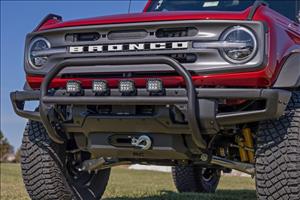Nudge Bar 20 Inch Chrome Single Row LED OE Modular Steel Ford Bronco (21-25) Rough Country