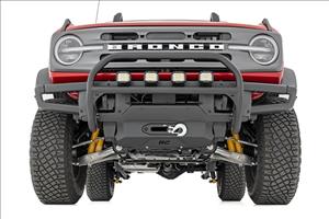 Nudge Bar 3 Inch Wide Angle Led (x4) Oe Modular Steel Ford Bronco (21-25) Rough Country