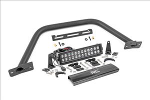 Safari Bar 12 Inch LED Light Bar Black Dual Row OE Modular Steel Ford Bronco (21-25) Rough Country