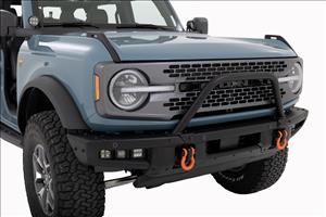 Safari Bar 12 Inch LED Light Bar Black Dual Row OE Modular Steel Ford Bronco (21-25) Rough Country