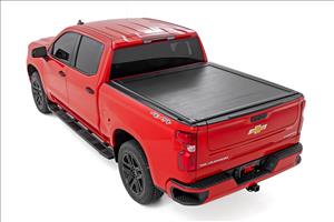 Powered Retractable Bed Cover 5 Foot 10 Inch Bed Chevy/GMC Sierra 1500 (19-26)/Silverado 1500 (19-26) Rough Country