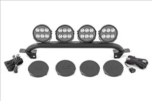 Light Bar Mount 6.5 Inch Round LED (Quad) OE Modular Steel Ford Bronco (21-25) Rough Country