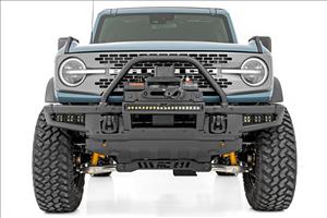 LED Light Kit Fog Mount Triple 2 Inch Black Pair Spot/Flood Ford Bronco (21-25) Rough Country