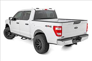 SRL2 Adj Aluminum Step Crew Cab Ford F-150/Lightning/F-250/F-350/Raptor (15-26) Rough Country