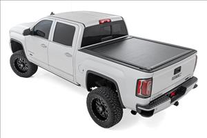Powered Retractable Bed Cover 5 Foot 9 Inch Bed Silverado/Sierra 1500 (14-18 & Classic) Rough Country