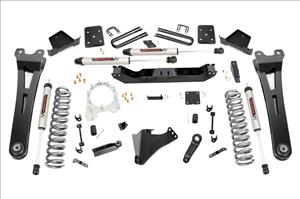 6 Inch Suspension Lift Kit w/Radius Arms & V2 Shocks Rear Overload Springs 3.5 Inch Diam 17-19 F-250/350 4WD Diesel Rough Country
