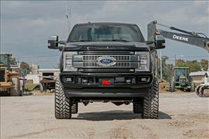 6 Inch Suspension Lift Kit 17-19 F-250/350 4WD Diesel 4 Inch Axle w/o Overloads Rough Country