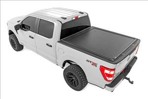 Powered Retractable Bed Cover 5 Foot 7 Inch Bed Ford F-150 (15-26)/F-150 Lightning (22-26) Rough Country