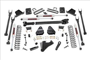6 Inch Lift Kit 4-Link No OVLD M1 w/ M1 Rear Shocks Ford F-250/F-350 Super Duty (17-22) Rough Country