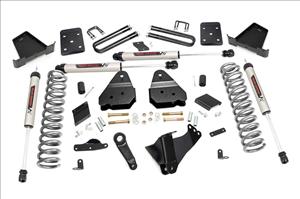 4.5 Inch Suspension Lift Kit No Rear Overload Springs w/V2 Shocks 15-16 F-250 4WD Rough Country