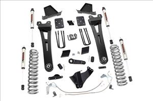 6 Inch Ford Radius Arm Suspension Lift Kit No Overload Springs w/V2 Shocks 15-16 F-250 Rough Country