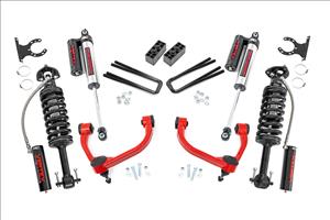 3 Inch Lift Kit Vertex Red Ford F-150 4WD (2014-2020) Rough Country