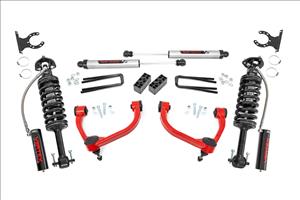 3 Inch Lift Kit UCAs Vertex/V2 Red Ford F-150 4WD (2014-2020) Rough Country