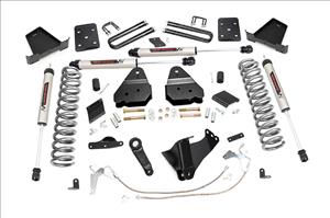 6 Inch Suspension Lift Kit w/V2 Shocks Gas Overload Springs 15-16 F-250 Super Duty Rough Country