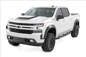 AC2 Running Boards Amber/White Crew Cab Silverado/Sierra 1500/2500HD/3500HD (19-26) Rough Country