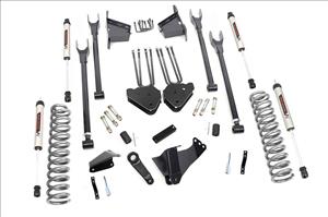 8 Inch Ford 4-Link Suspension Lift Kit w/V2 Shocks 05-07 F-250/350 4WD Diesel Rough Country