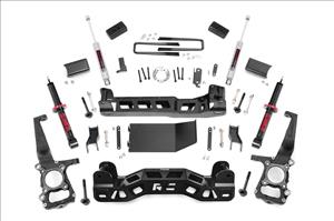 4 Inch Suspension Lift Kit Lifted N3 Struts 09-10 F-150 4WD Rough Country