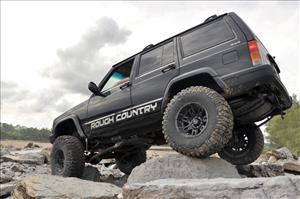6.5 Inch Lift Kit Long Arm NP242 Jeep Cherokee XJ 4WD (1984-2001) Rough Country