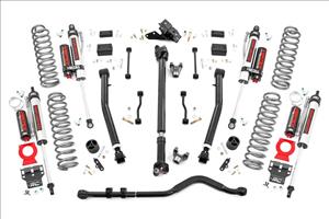 3.5 Inch Jeep Suspension Lift Kit Vertex Reservoir Stage 2 Coils & Adj. Control Arms 18-20 Wrangler JL Rough Country