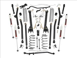 6 Inch Lift Kit Long Arm M1 Jeep Wrangler TJ 4WD (1997-2006) Rough Country