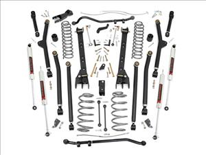 4 Inch Lift Kit Long Arm M1 Jeep Wrangler TJ 4WD (1997-2006) Rough Country
