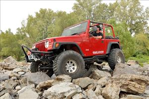 4 Inch Lift Kit Long Arm M1 Jeep Wrangler TJ 4WD (1997-2006) Rough Country
