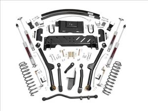 4.5 Inch Jeep Long Arm Suspension Lift Kit 84-01 XJ Cherokee-2.5L/4.0L/NP231 Rough Country