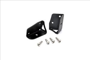 Jeep Lower Windshield Light Mounts 97-06 TJ Wrangler Fits Rough Country Light Kit 70903 70804 Rough Country
