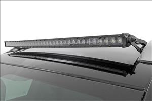 LED Light Kit Roof Mount 40 Inch Black Single Row Jeep Cherokee KL (14-23) Rough Country