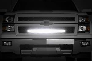 Mesh Grille w/30 Inch Black Series LED 14-15 Silverado 1500 Rough Country