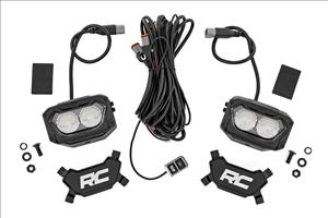 5 Inch Light Pods White/Amber DRL Flood Pair Rough Country