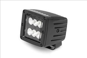 2 Inch Black Series LED Light Pods Pair Flood Rough Country