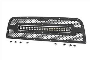 Dodge Mesh Grille w/30 Inch Dual Row Black Series LED 13-18 RAM 2500/3500 Rough Country