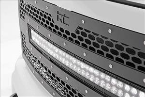 Mesh Grille 30 Inch Dual Row LED Black Ram 2500/3500 2WD/4WD (2013-2018) Rough Country