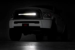 Mesh Grille 30 Inch Dual Row LED Black Ram 2500/3500 2WD/4WD (2013-2018) Rough Country