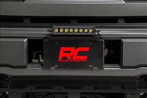 LED Light Kit License Plate Mount 8 Inch Single Row Black Series Rough Country