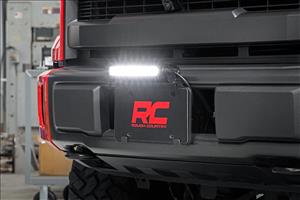 LED Light Kit License Plate Mount 8 Inch Single Row Black Series Rough Country