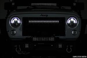 Ford Mesh Grille 30 Inch Dual Row Black Series LED w/Cool White DRL 15-17 F-150 Rough Country