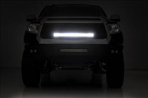 Mesh Grille 30 Inch Dual Row LED Black Amber DRL Toyota Tundra (14-17) Rough Country